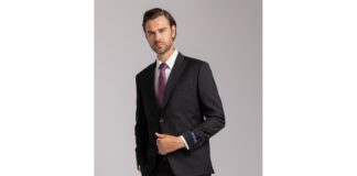 Costum negru barbati DON