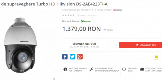 Camera de supraveghere Turbo HD Hikvision wdr
