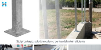 stalpi cu talpa solutia moderna pentru delimitari eficiente