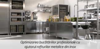 Optimizarea bucătăriilor profesionale cu ajutorul rafturilor metalice din inox