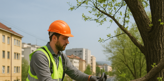Pot închiria o nacelă pentru lucrări de tăiere a arborilor în Cluj