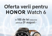 HONOR Watch 6, în ultimele zile de ofertă: 100 de lei reducere și plăți NFC direct de la încheietură