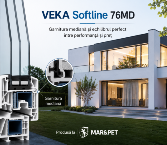 Veka Softline 76MD. Ce înseamnă garnitura mediană și de ce această fereastră nimerește exact mijlocul de aur