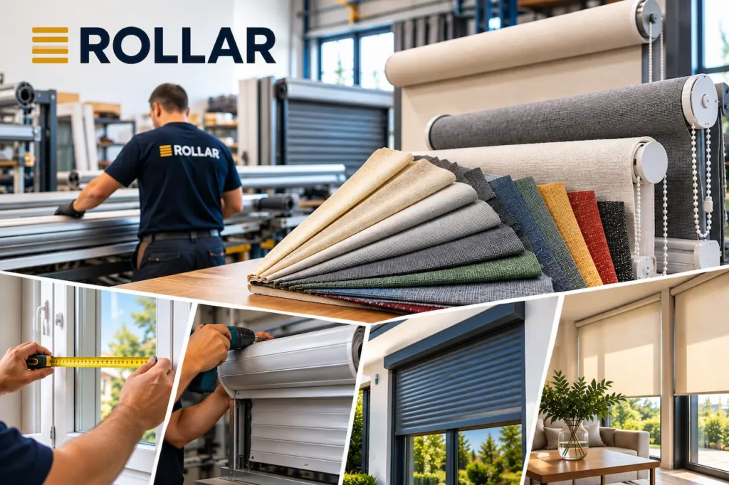 Producție rulouri și rolete ROLLAR la comandă
