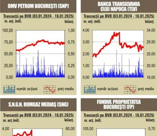BVB Creşteri uşoare pentru majoritatea indicilor – 17.01.2025