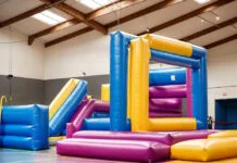 Ce rol au întăriturile toboganelor gonflabile la zonele de impact și cum le recunosc?