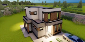 Case la cheie cu structură metalică